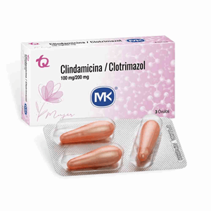 Clindamicina/clotrimazol Mk 100 Mg/200 Mg Caja X 3 Ovulos - Mk