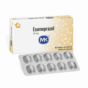 Esomeprazol 20 Mg Mk Caja X 30 Tabletas Cubiertas - Mk