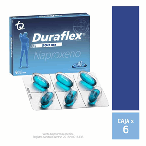 Duraflex Forte 500 Mg Caja X 6 Capsulas Liquidas - Durafex