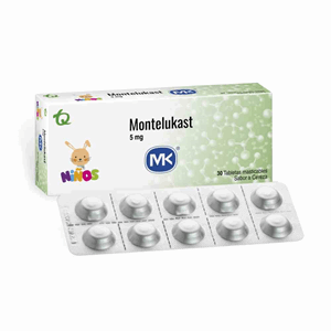 Montelukast 5 Mg Mk Caja X 30 Tabletas Masticables - Mk