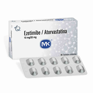 Ezetimibe/atorvastatina Mk 10/20 Mg X 30 Tabletas Cubiertas - Ezetimibe+atorvastatina  Mk