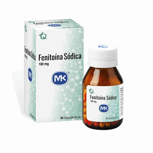 Fenitoina Sodica Mk 100 Mg Fco X 50 Capsulas Duras - Fenitoina  Sodica  Mk