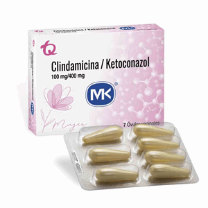 Clindamicina Ketoconazol M-k 100/400 Mg X 7 Ovulos - Clindamicina  Ketoconazol  Mk