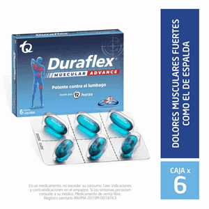 Duraflex Espalda Forte 250 / 325 / 65 Mg Caja X 6 Capsulas Blandas - Durafex