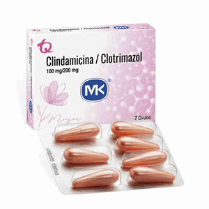 Clindamicina/clotrimazol M-k 100 Mg/200 Mg X 7 Ovulos - #n/d