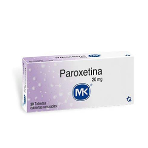 Paroxetina Mk 20 Mg Caja X 30 Tabletas Cubiertas - Mk