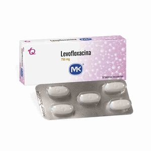 Levofloxacina Mk 750 Mg Caja X 5 Tabletas Recubiertas - Mk