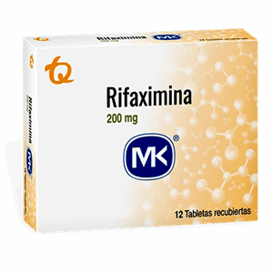 Rifaximina Mk 200 Mg Caja X 12 Tabletas Recubiertas - Sin Asignar