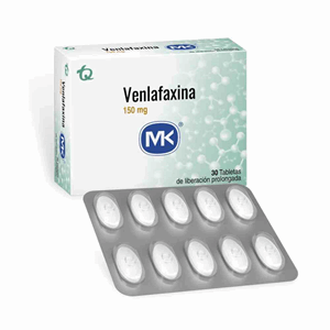 Venlafaxina M-k 150 Mg Caja X 30 Tabletas De Lib Prolongada - Sin Asignar