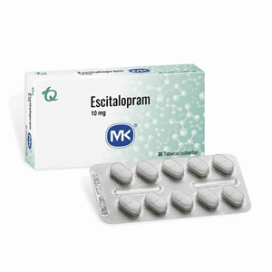 Escitalopram Mk 10 Mg Caja X 30 Tabletas Cubiertas - Mk