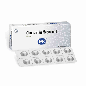 Olmesartan Medoxomil M-k 20 Mg Caja X 30 Tabletas Cubiertas - Sin Asignar