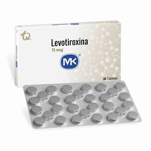 Levotiroxina Mk 75 Mcg Caja X 30 Tabletas - Mk