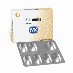 Rifaximina Mk 550 Mg Caja X 14 Tabletas Recubiertas - Sin Asignar