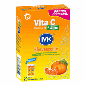 Vita C+zinc Mk Duopack Eferv Mandarina 2 Tubos X 10 Tab (p/especial) S/d - Sin Asignar