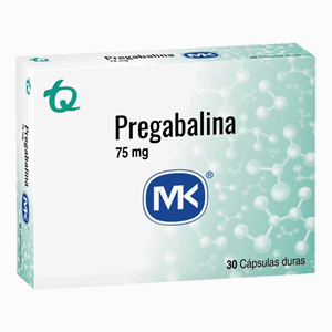 Pregabalina Mk 75 Mg Caja X 30 Capsulas Duras - Sin Asignar