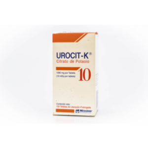 Urocit K 10 Caja X 100 Tabletas De Liberacion Prolongada - Urocit K