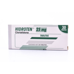 Hidroten 25 Mg Caja X 30 Tabletas (193859) - Hidrotex