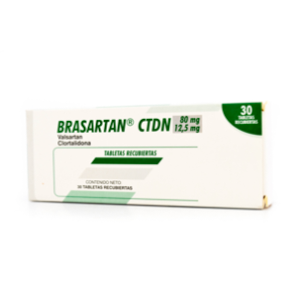 Brasartan Ctdn 80/12.5 Mg Caja X 30 Tabletas Recubiertas - Brasartan