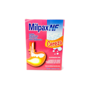 Milpax Nf Suspención Sabor Cereza Caja X 12 Sobres De 10 Ml - Milpax