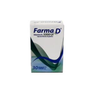 Farma D 5000 Ui Frasco X 30 Capsulas Blandas - Farma D