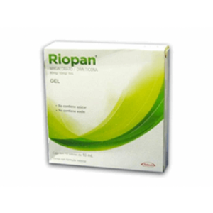 Riopan Gel 80/10 Mg Caja X 10 Sobres De 10 Ml - Riopan