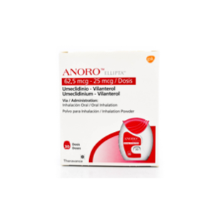 Anoro Ellipta 62.5 Mcg / 25 Mcg / Dosis Inhalador X 30 Dosis - Anoro  Ellipta