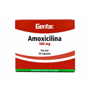 Amoxicilina Genfar 500 Mg Caja X 50 Capsulas - Genfar