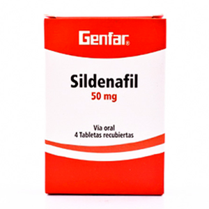 Sildenafil Genfar 50 Mg Caja X 4 Tabletas Recubiertas - Genfar