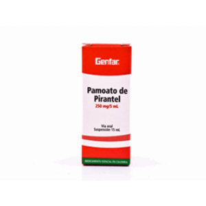 Pamoato De Pirantel Genfar 250 Mg Suspención X 15 Ml - Genfar