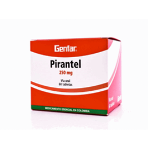 Pamoato De Pirantel Genfar 250 Mg Caja X 60 Tabletas - Genfar