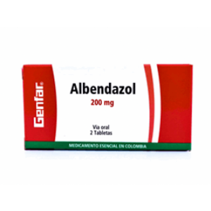 Albendazol Gfar 200 Mg X 2 Tabletas - Albendazol  Gf