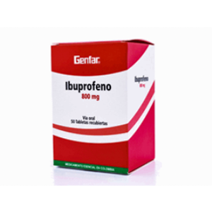 Ibuprofeno Genfar 800 Mg Caja X 50 Tableta Recubiertas - Genfar