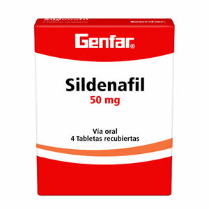 Sildenafil G-f 25 Mg X 4 Tabletas - Sildenafil  Gf