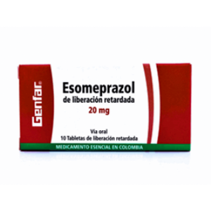 Esomeprazol G-far 20 Mg X 10 Tabletas - Esomeprazol  Gf