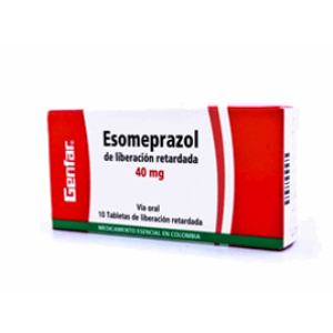 Esomeprazol G-far 40 Mg X 10 Tabletas - Esomeprazol  Gf