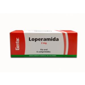 Loperamida G-far 2 Mg Caja X 6 Comprimidos. - Loperamida  Gf