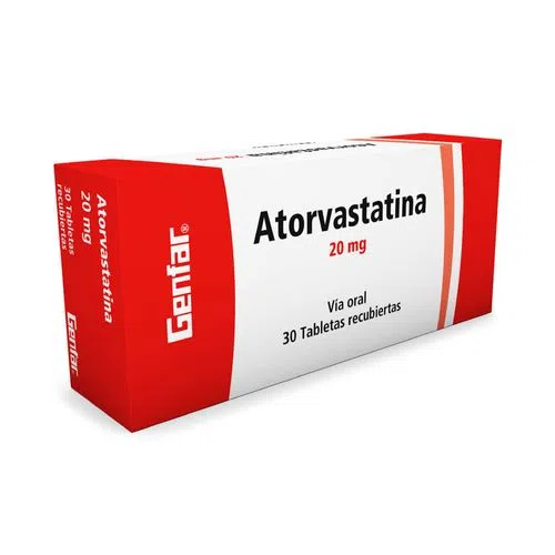 Atorvastatina G-far 20 Mg Caja X 30 Tabletas Recubiertas - Sin Asignar