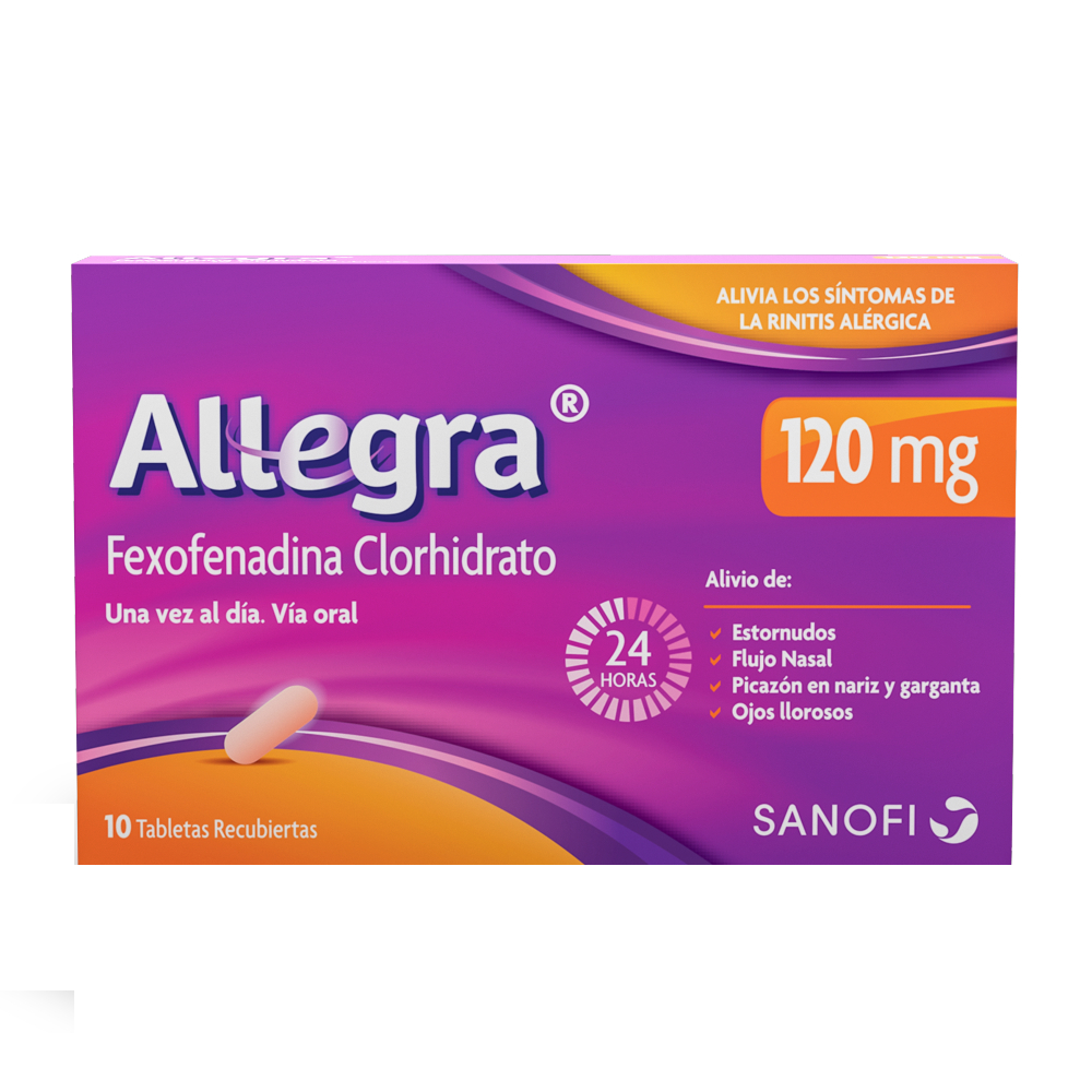 Allegra 120 Mg Caja X 10 Tabletas - Allegra