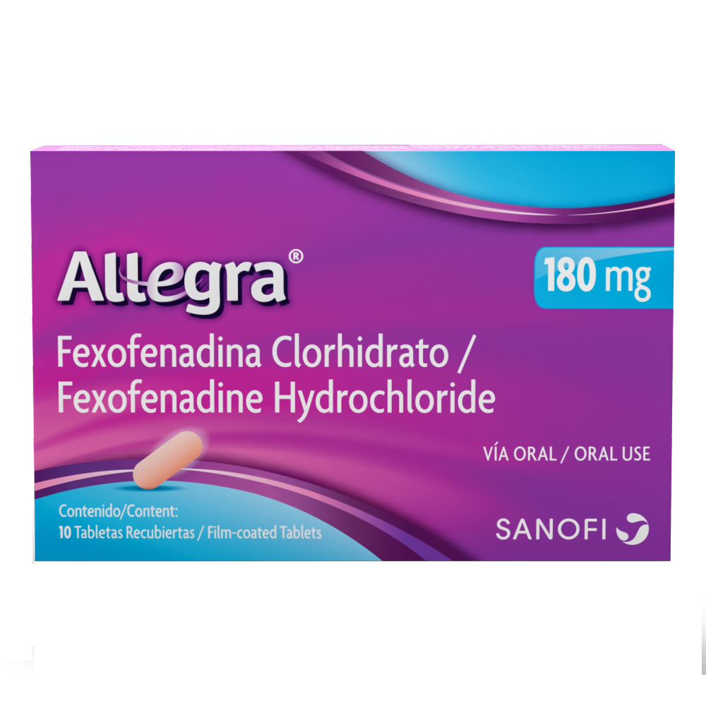 Allegra 180 Mg Caja X 10 Tabletas - Allegra