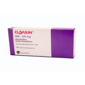 Clavulin 500 / 125 Mg  X 14 Tabletas - Clavulin