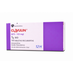 Clavulin 1 G Bid Caja X 14 Tabletas Recubiertas - Clavulin