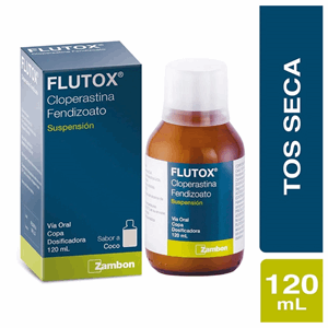 Flutox Suspension Sabor Coco Frasco X 120 Ml - Flutox