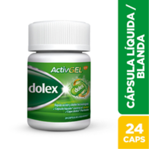 Dolex Activgel 500 Mg Frasco X 24 Capsulas Liquidas - Dolex