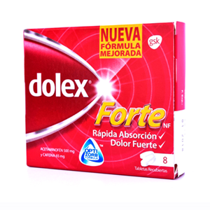 Dolex Forte Nf Optizorb Caja X 8 Tabletas Recubiertas - Dolex