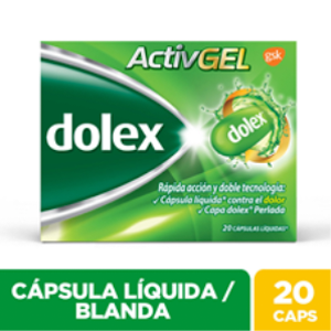 Dolex Activgel 500 Mg Caja X 20 Capsulas Liquidas - Dolex