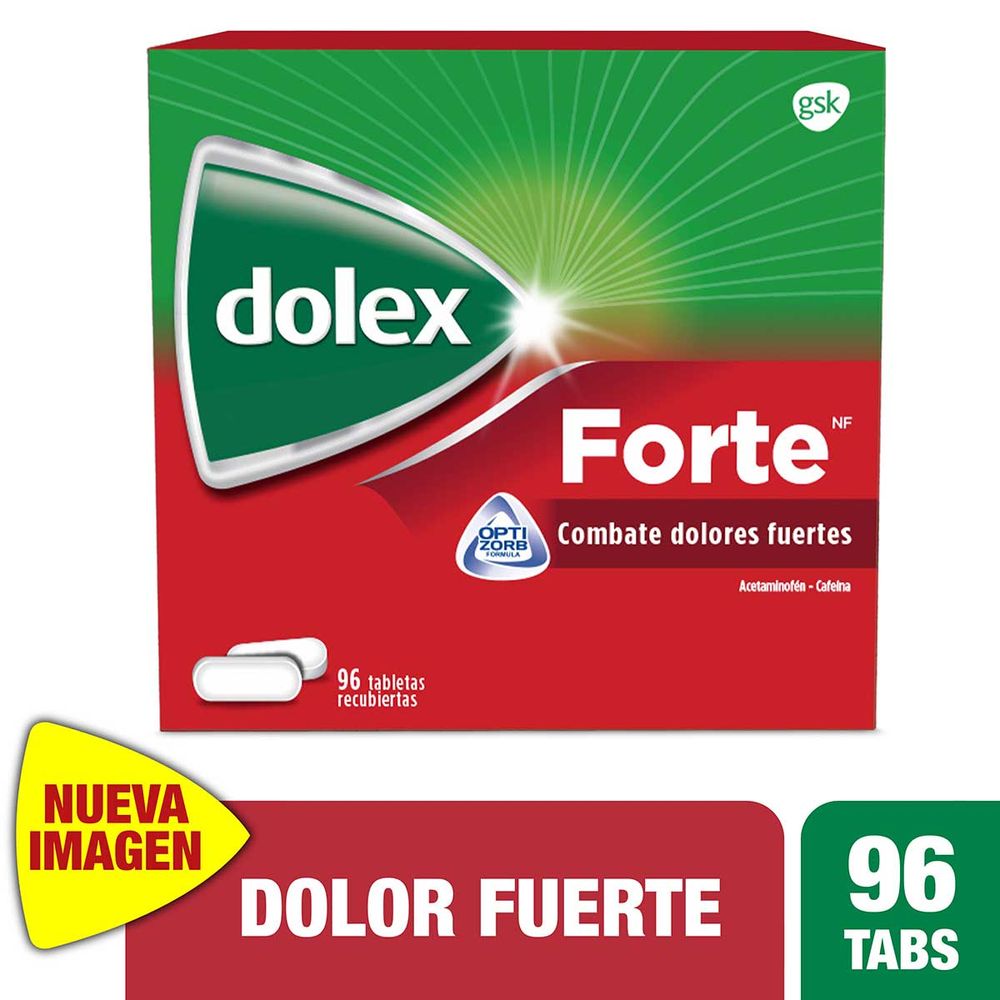 Dolex Forte Nf Optizorb Caja X 96 Tabletas Recubiertas  - Dolex