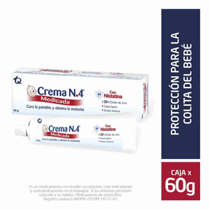 Crema N °4 Medicada X 60 G - Crema  N° 4