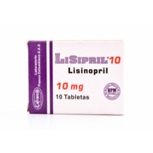 Lisipril 10 Mgs X 10 Tabletas - Lisipril