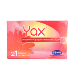 Yax 3 / 0.03 Mg Caja X 21 Tabletas Recubiertas - Yax