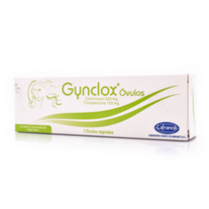 Gynclox 200 / 100 Mg Caja X 3 Ovulos Vaginales - Gynclox